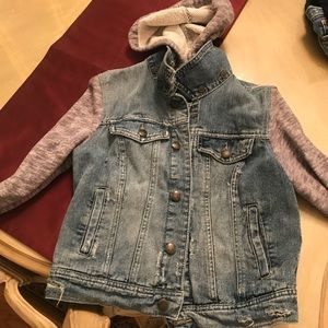 Free people denim jacket small